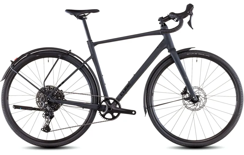 2025 Cube Nuroad Pro FE - Fully equipped gravel bike - Night / Black