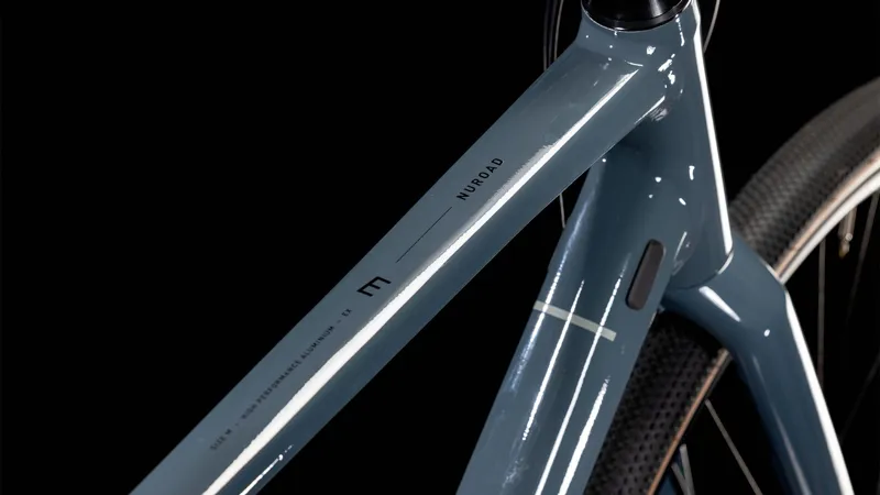 2025 Cube Nuroad EX - Shimano GRX610 equipped Gravel bike - Whale / Black-2