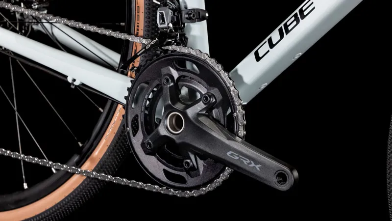 2025 Cube Nuroad Race - Shimano GRX610 equipped Gravel bike - Haze / Gloss-6