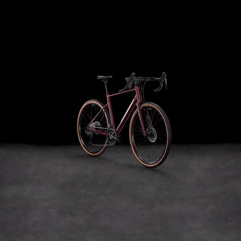 2025 Cube Nuroad Race - Shimano GRX610 equipped Gravel bike - Ruby Red-1