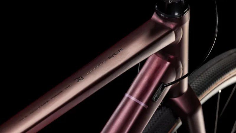 2025 Cube Nuroad Race - Shimano GRX610 equipped Gravel bike - Ruby Red-2