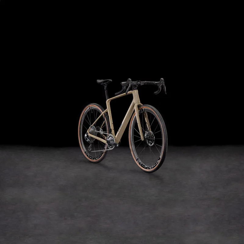2025 Cube Nuroad C:62 SLT - SRAM AXS equipped Carbon Gravel bike - Mineral Grit / Black-1