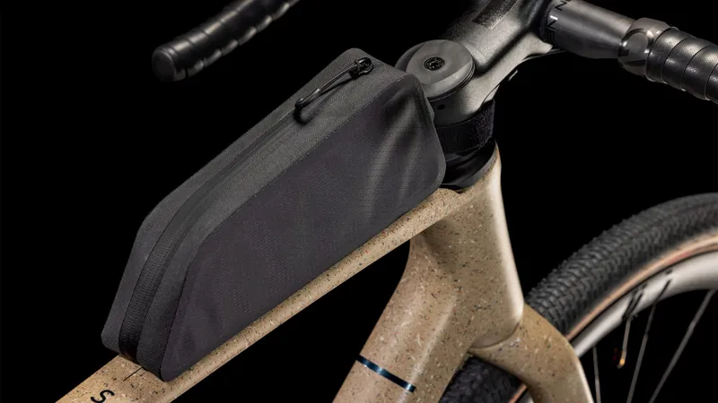 2025 Cube Nuroad C:62 SLT - SRAM AXS equipped Carbon Gravel bike - Mineral Grit / Black-4