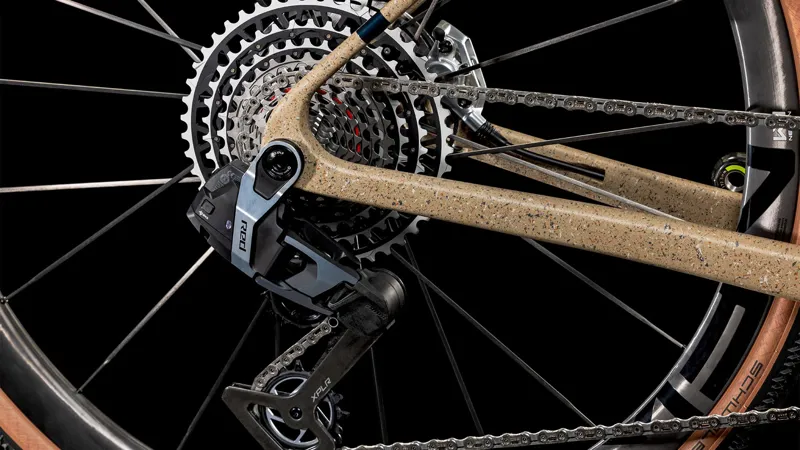 2025 Cube Nuroad C:62 SLT - SRAM AXS equipped Carbon Gravel bike - Mineral Grit / Black-8