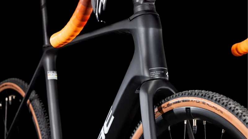 2025 Cube Cross Race C:62 Pro - Carbon Cyclocross Bike - Carbon / Orange-6