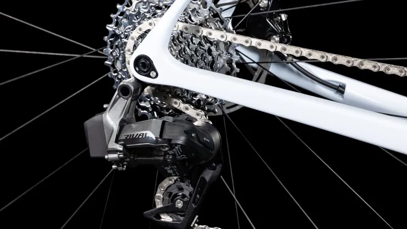 2025 Cube Cross Race C:62 Race - Carbon Cyclocross Bike - Polar White / Blue-6