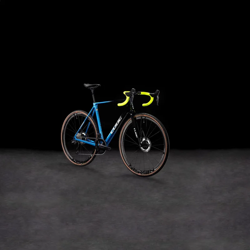 2025 Cube Cross Race C:68X TE - Carbon Cyclocross Bike - Hydrogen Blue / Carbon-1