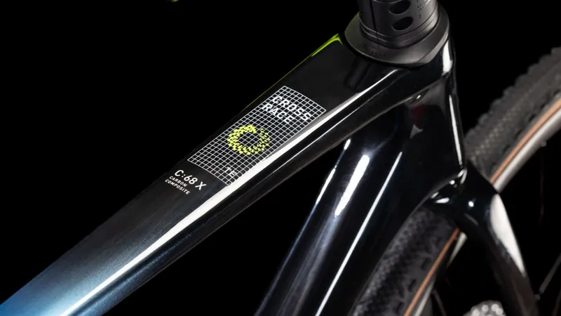 2025 Cube Cross Race C:68X TE - Carbon Cyclocross Bike - Hydrogen Blue / Carbon-2