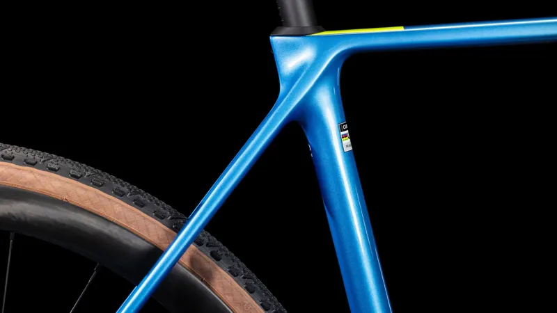 2025 Cube Cross Race C:68X TE - Carbon Cyclocross Bike - Hydrogen Blue / Carbon-5