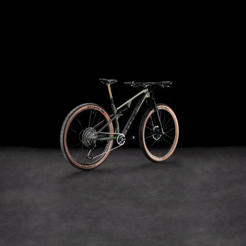 2025 Cube AMS ONE11 C:68X SLT 29 - Full Suspension Carbon XC Mountain Bike - Liquid Lava / Black-1