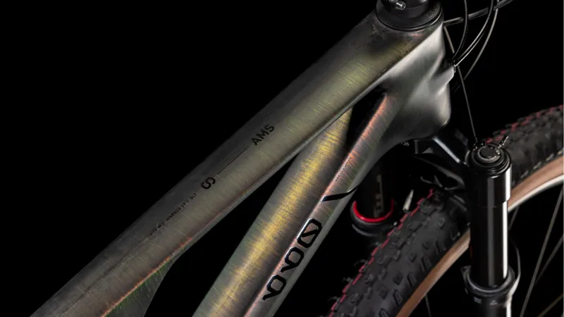 2025 Cube AMS ONE11 C:68X SLT 29 - Full Suspension Carbon XC Mountain Bike - Liquid Lava / Black-2