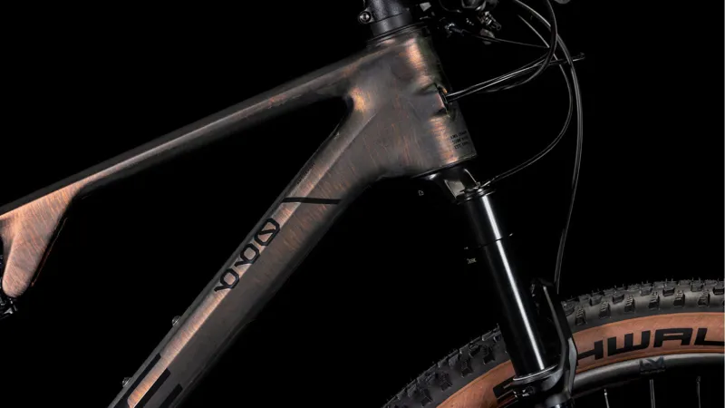 2025 Cube AMS ONE11 C:68X SLT 29 - Full Suspension Carbon XC Mountain Bike - Liquid Lava / Black-5