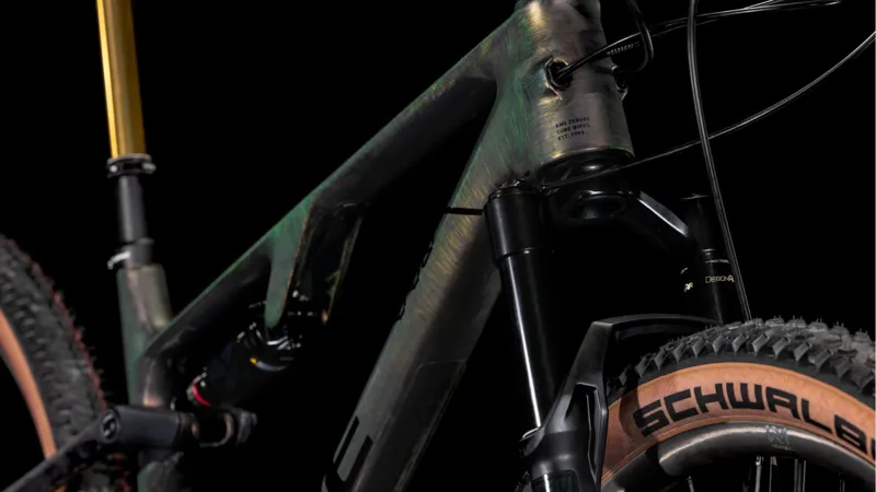 2025 Cube AMS ONE11 C:68X SLT 29 - Full Suspension Carbon XC Mountain Bike - Liquid Lava / Black-9