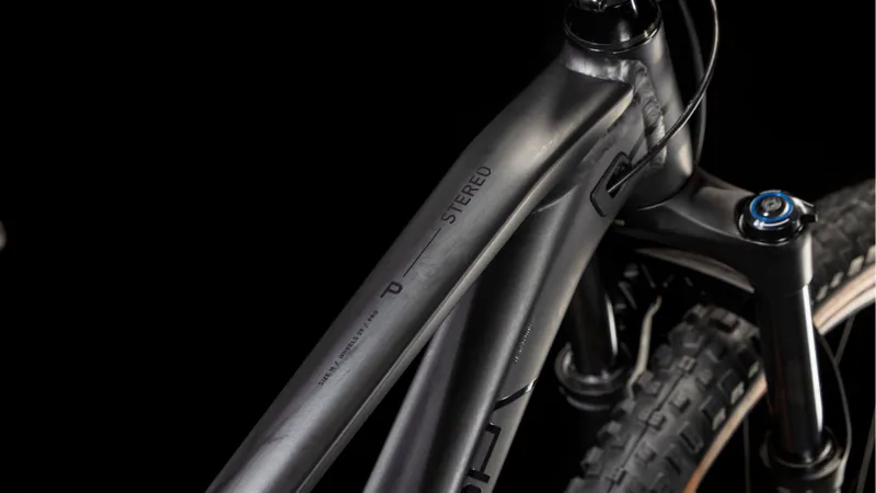 2025 Cube Stereo ONE22 Pro - Full Suspension Trail Mountain Bike - Metal Black / Black-2