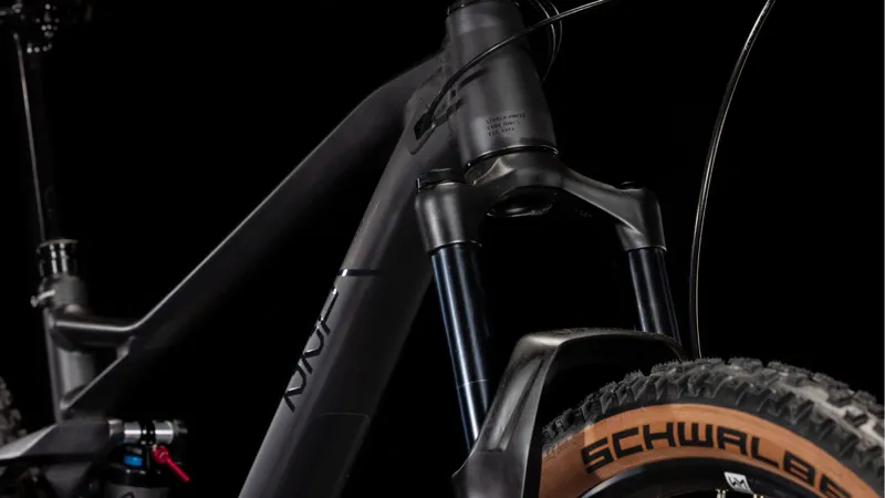 2025 Cube Stereo ONE22 Pro - Full Suspension Trail Mountain Bike - Metal Black / Black-3