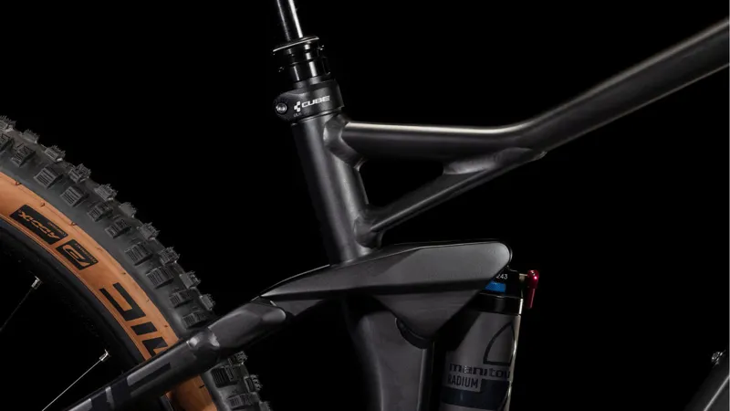 2025 Cube Stereo ONE22 Pro - Full Suspension Trail Mountain Bike - Metal Black / Black-4