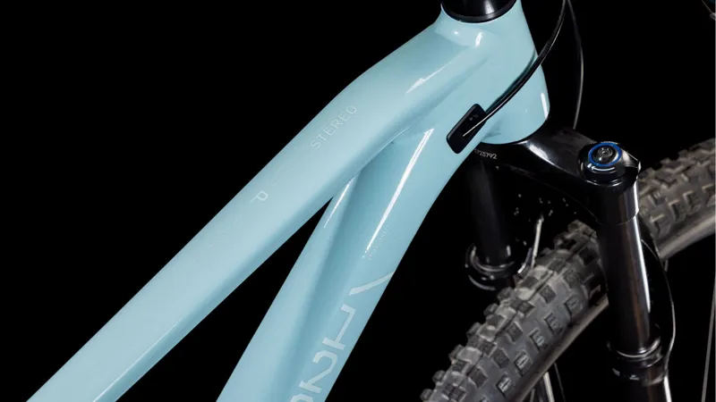 2025 Cube Stereo ONE22 Pro - Full Suspension Trail Mountain Bike - Sky Blue / White-2