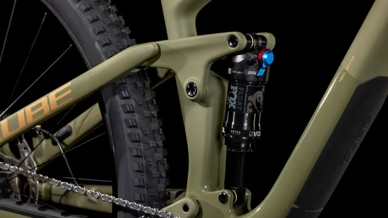 2025 Cube Stereo ONE22 C:62 TM - Full Suspension Trail Mountain Bike - Olive / Gold-5