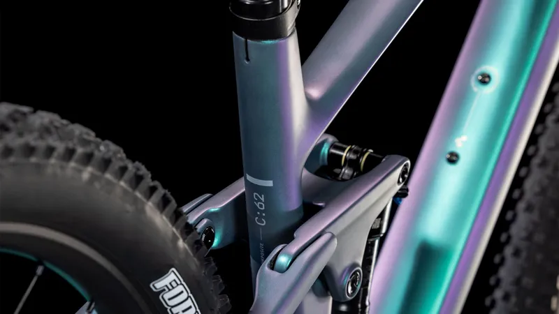 2025 Cube Stereo ONE22 C:62 TM - Full Suspension Trail Mountain Bike - Polar Light / Prism-4