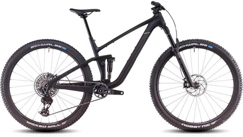 2025 Cube Stereo ONE22 C:62 SLX 29 - Full Suspension Trail Mountain Bike - Blackline