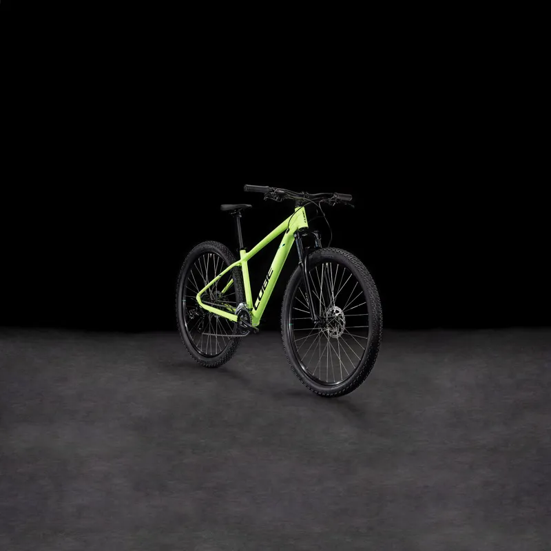 2025 Cube Aim One - Hardtail Mountain Bike - Lemon Squeeze / Black-1