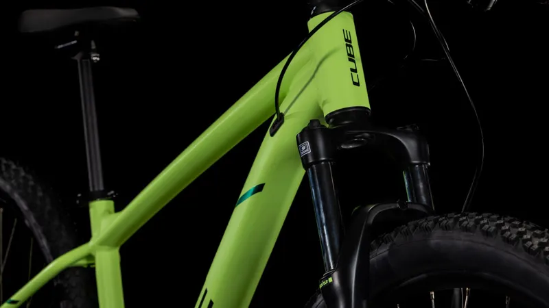 2025 Cube Aim One - Hardtail Mountain Bike - Lemon Squeeze / Black-5