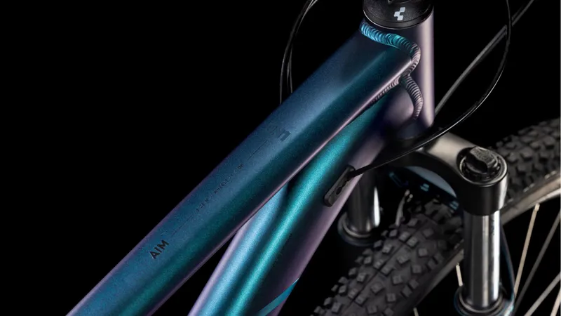 2025 Cube Aim One - Hardtail Mountain Bike - Starling Blur / Sapphire-2