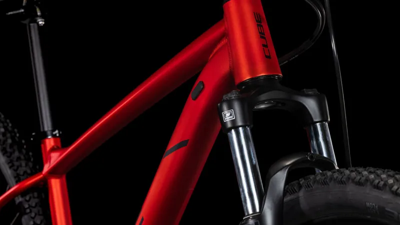 2025 Cube Aim Pro - Hardtail Mountain Bike - Fire Orange / Black-6