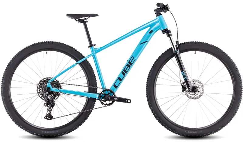 2025 Cube Aim Race Hardtail Mountain Bike Swimming Pool Black