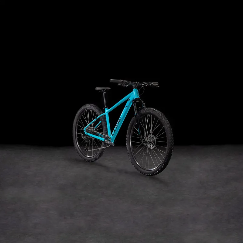 2025 Cube Aim Race - Hardtail Mountain Bike - Swimming Pool / Black-1