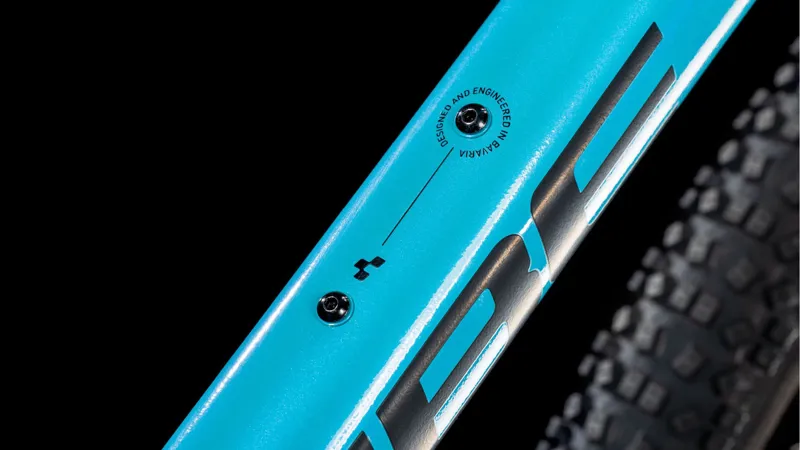 2025 Cube Aim Race - Hardtail Mountain Bike - Swimming Pool / Black-4