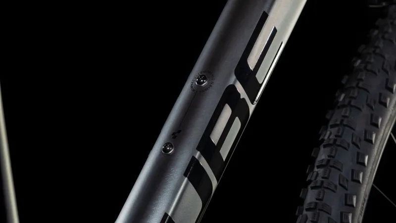 2025 Cube Aim SLX - Hardtail Mountain Bike - Slate Black / Black-6