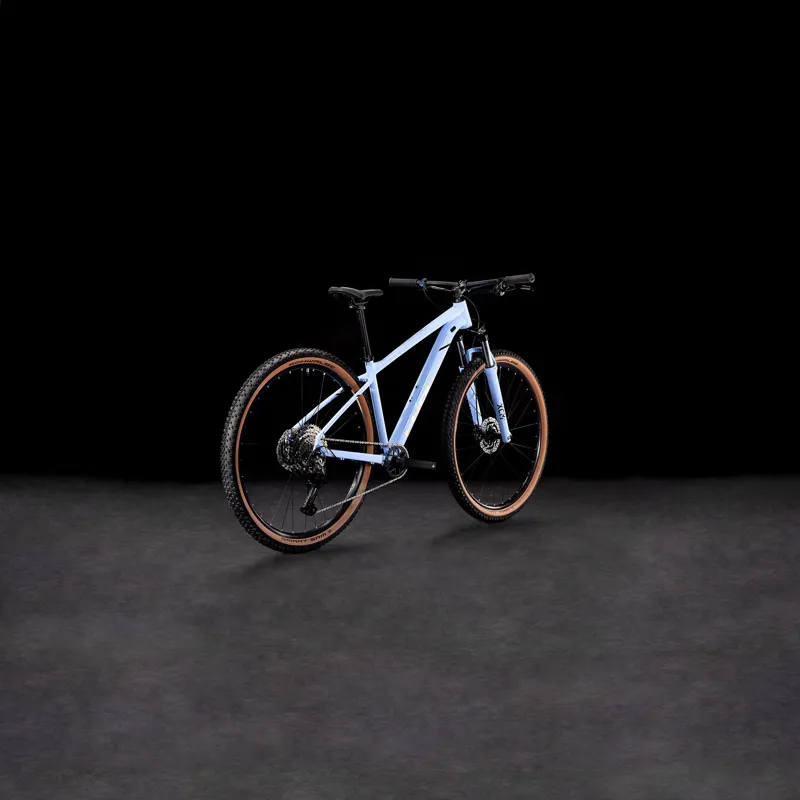 2025 Cube Aim SLX - Hardtail Mountain Bike - Blue Blossom / Pearl-1