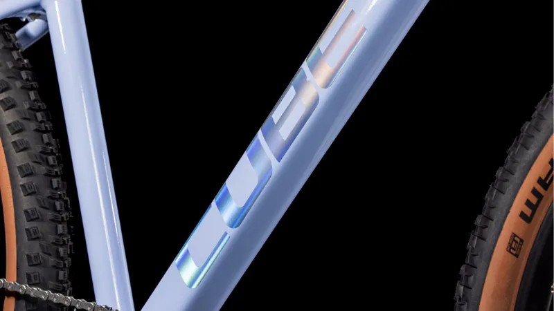 2025 Cube Aim SLX - Hardtail Mountain Bike - Blue Blossom / Pearl-5