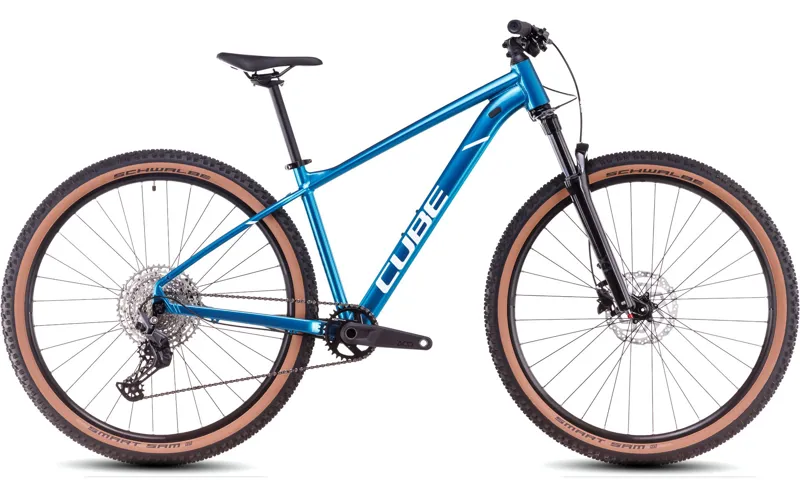 2025 Cube Attention Pro - Hardtail Mountain Bike - Metallic Teal / White