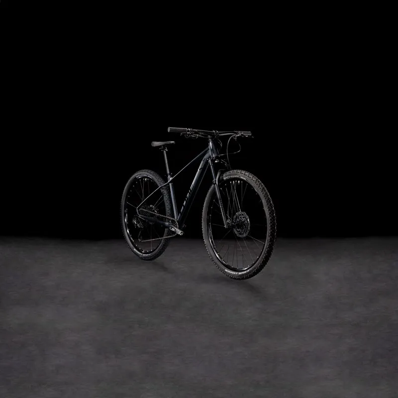 2025 Cube Attention SLX - Hardtail Mountain Bike - Black Metal / Black-1