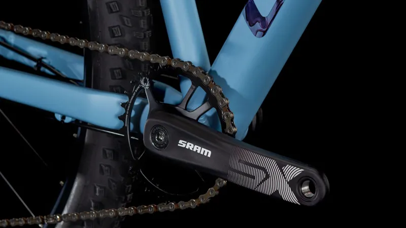 2025 Cube Attention SLX - Hardtail Mountain Bike - Pigeon Blue / Ruby Red-5