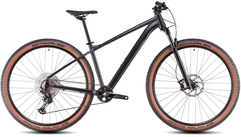 2025 Cube Reaction SLX - Hardtail Mountain Bike - Slate Black / Black