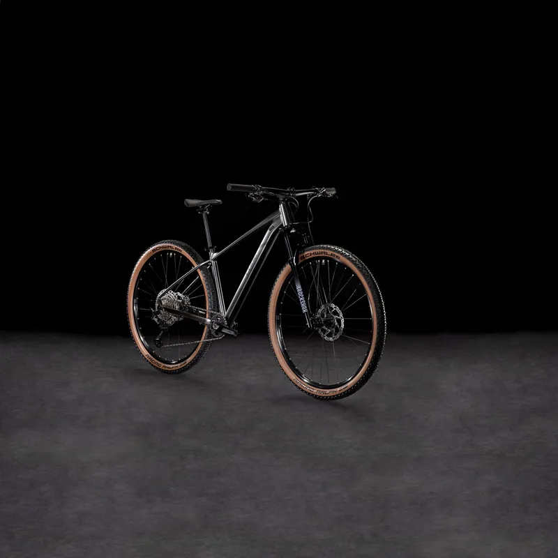 2025 Cube Reaction SLX - Hardtail Mountain Bike - Slate Black / Black-1