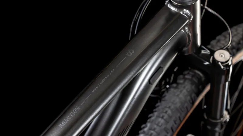 2025 Cube Reaction SLX - Hardtail Mountain Bike - Slate Black / Black-2