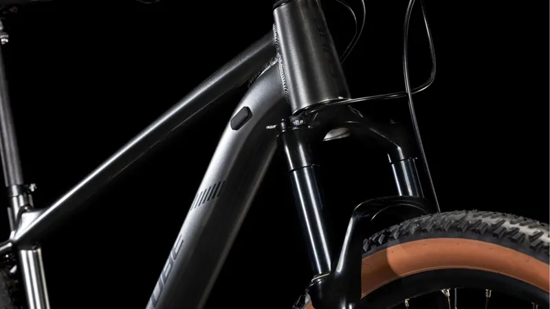 2025 Cube Reaction SLX - Hardtail Mountain Bike - Slate Black / Black-4