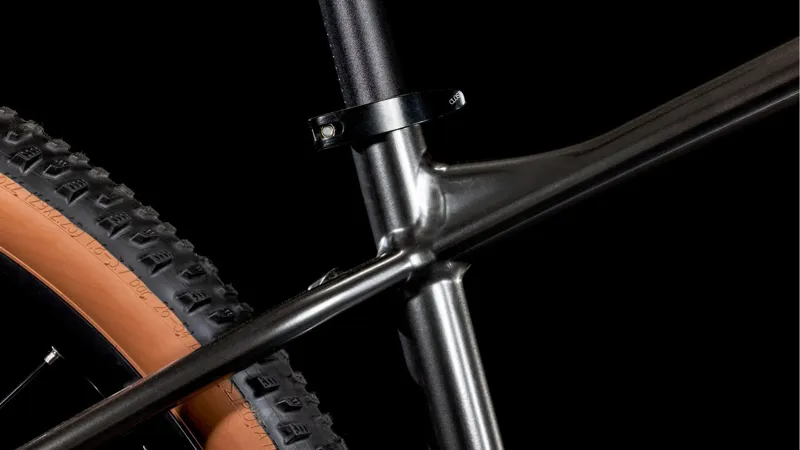 2025 Cube Reaction SLX - Hardtail Mountain Bike - Slate Black / Black-5