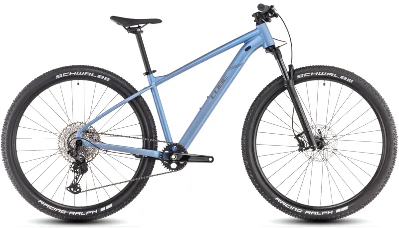 2025 Cube Reaction SLX - Hardtail Mountain Bike - Haze Blue / Reflect