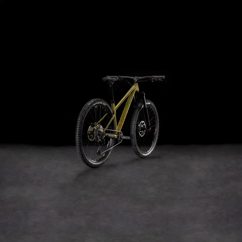 2025 Cube Reaction TM One - Hardtail Trail Mountain Bike - Golden Lime / Black-1