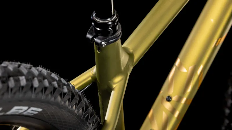 2025 Cube Reaction TM One - Hardtail Trail Mountain Bike - Golden Lime / Black-4