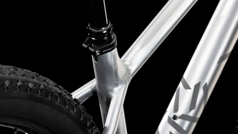 2025 Cube Reaction TM Pro Trail Bike in Rawmetal/Reflect-3