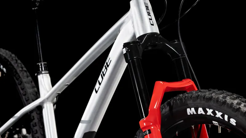 2025 Cube Reaction TM Pro Trail Bike in Rawmetal/Reflect-7