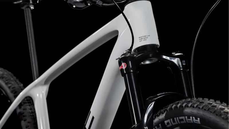 2025 Cube Reaction C:62 One - Hardtail Mountain Bike - Cotton / White-6