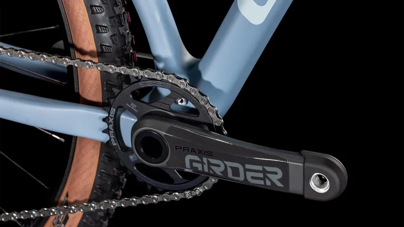 2025 Cube Reaction C:62 Race - Carbon Hardtail Mountain Bike - Pigeon Blue / Art-6