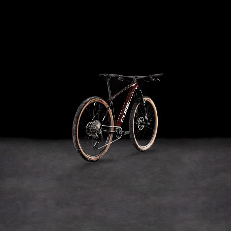 2025 Cube Reaction C:62 SLX - Carbon Hardtail Mountain Bike - Liquid Red / White-1